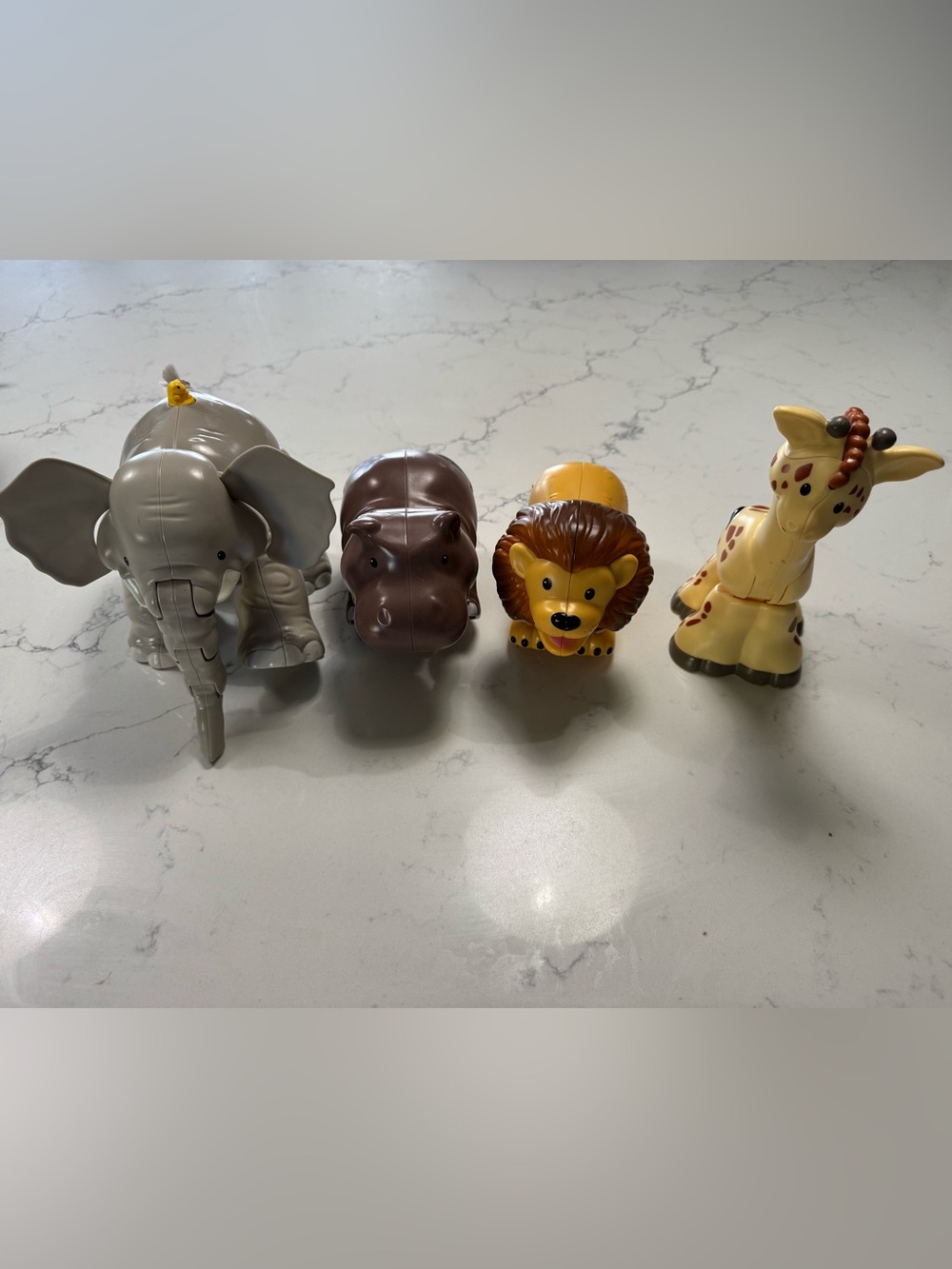 Little People BIG Zoo Talker Animals- RARE LION, ELEPHANT, HIPPO, GIRAFF